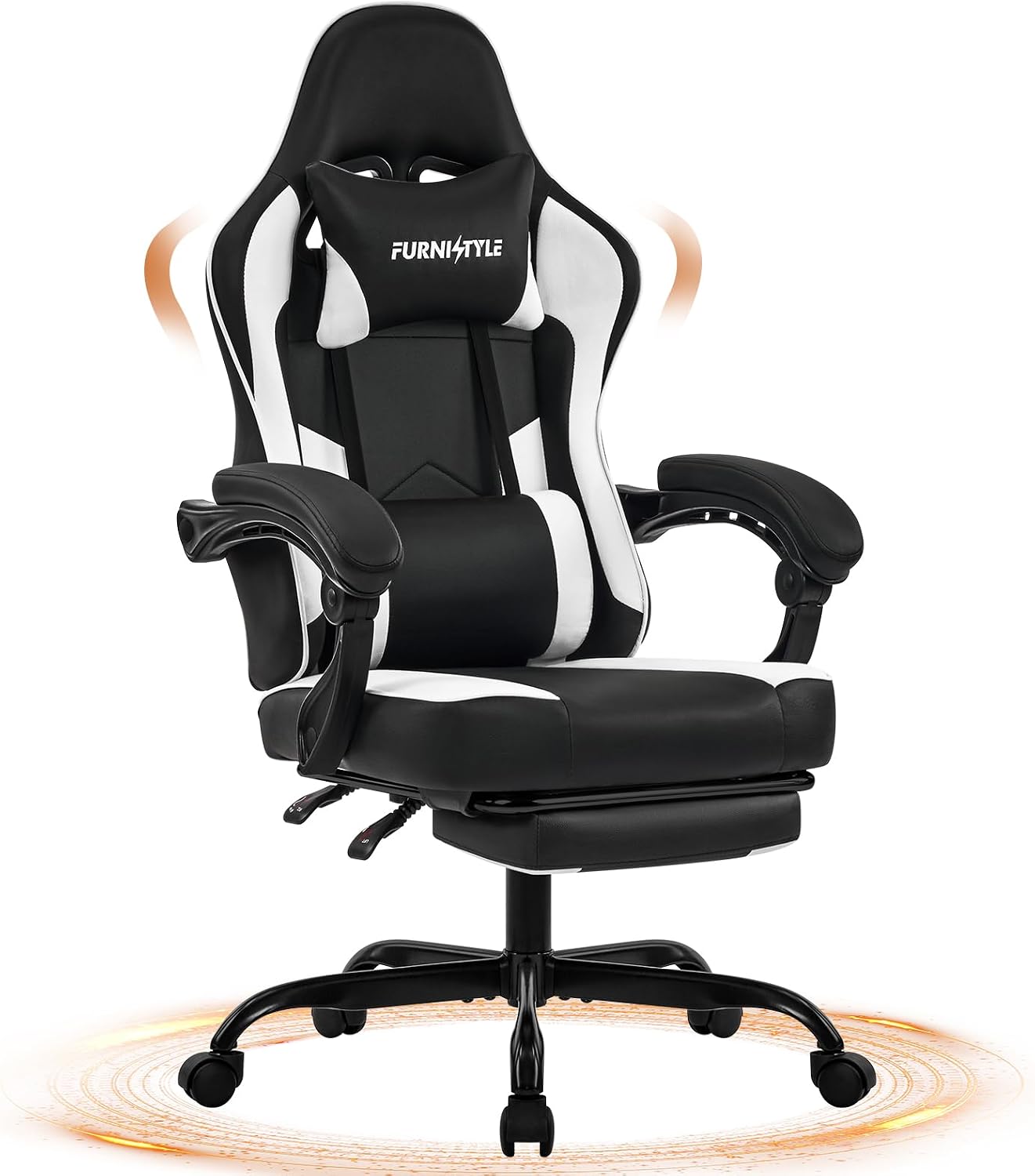 Video Games - Gaming Chair with Footrest, Video Game
