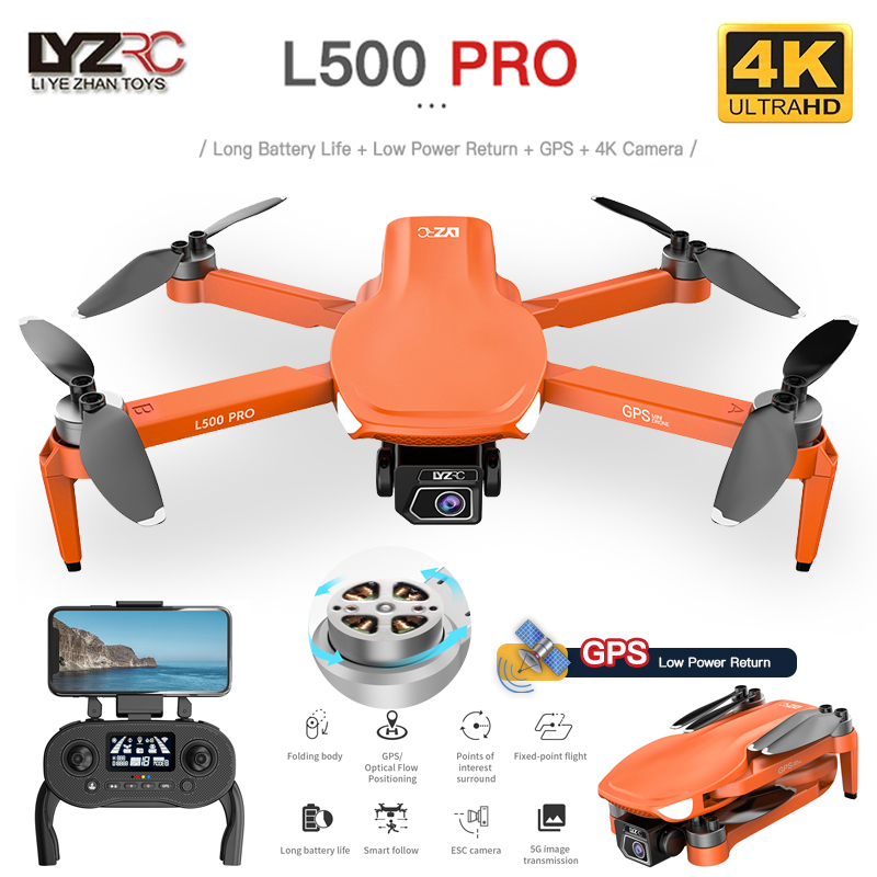 L500 PRO GPS Drone 4K Profesio - огляд і ціна Fpv Brushless Rc Drone 4K