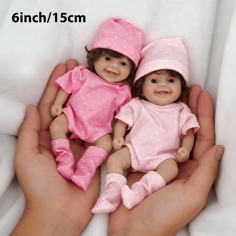 Cute Mini Reborn Doll 6 Inch F - огляд і ціна Reborn Baby Doll Silicone Realistic