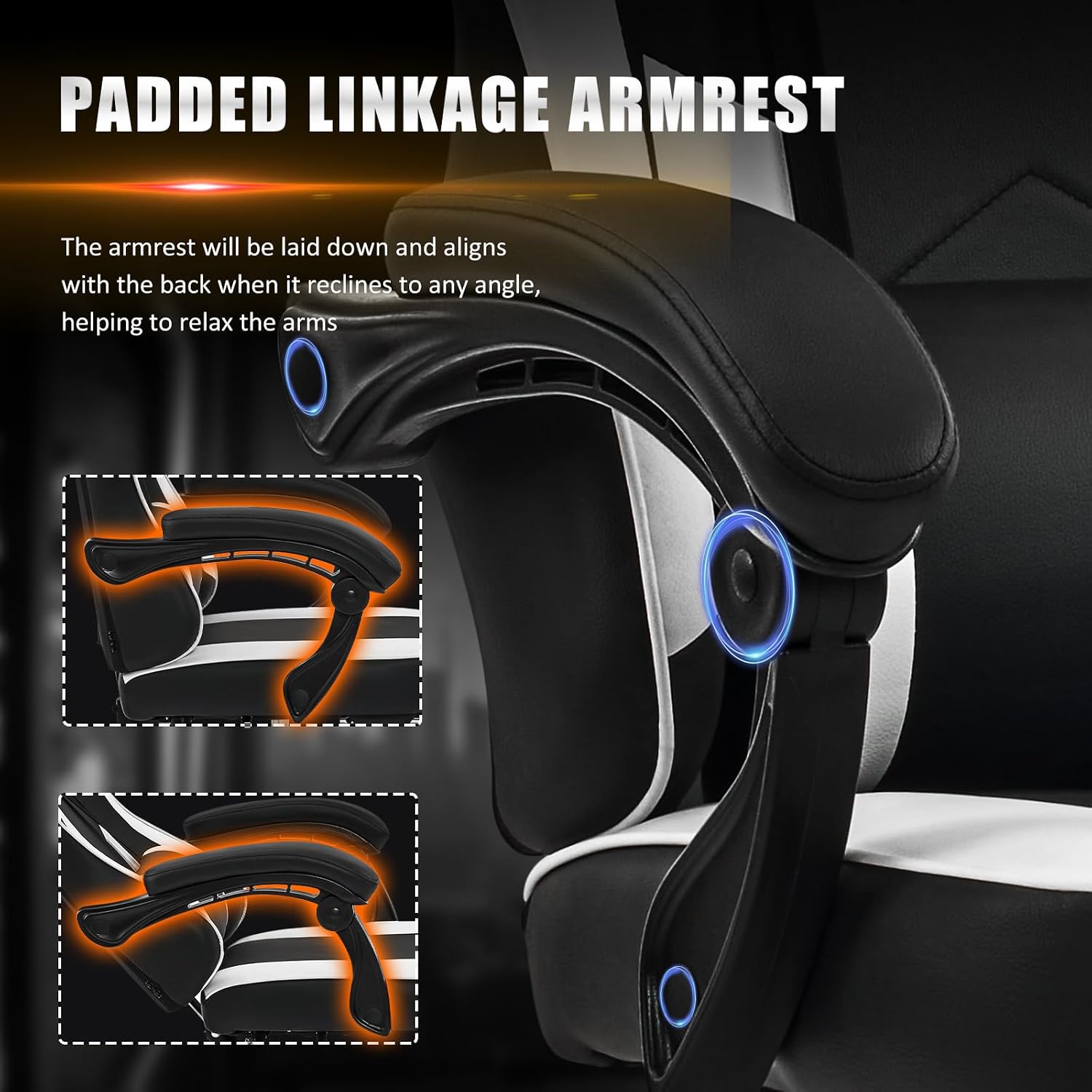 Gaming Chair with Footrest, Vi - огляд і ціна Video Games
