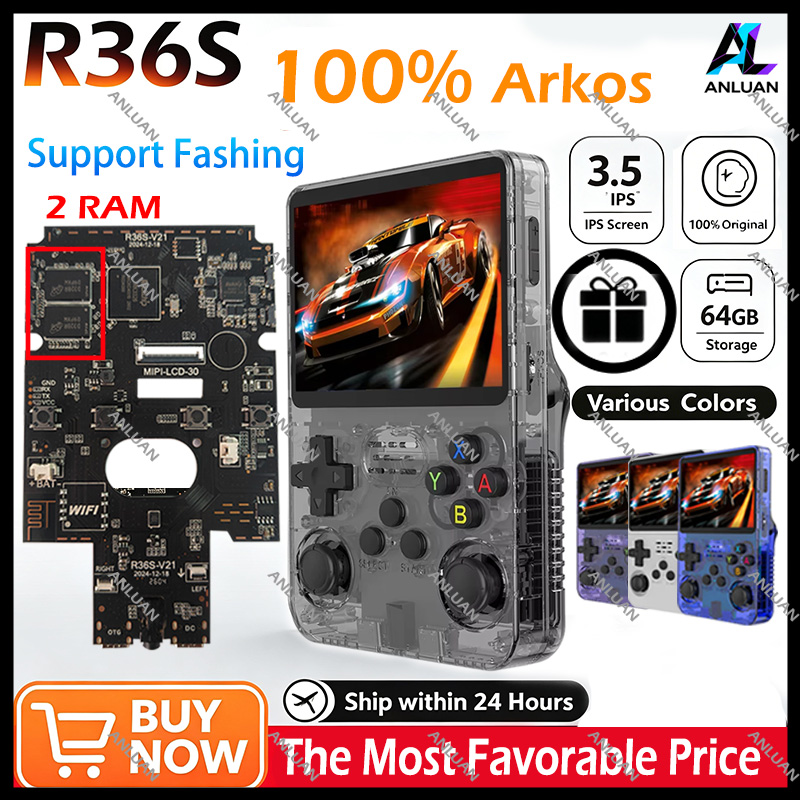 Genuine R36S Retro Handheld Ga - огляд і ціна Retro Handheld Game Console R36S