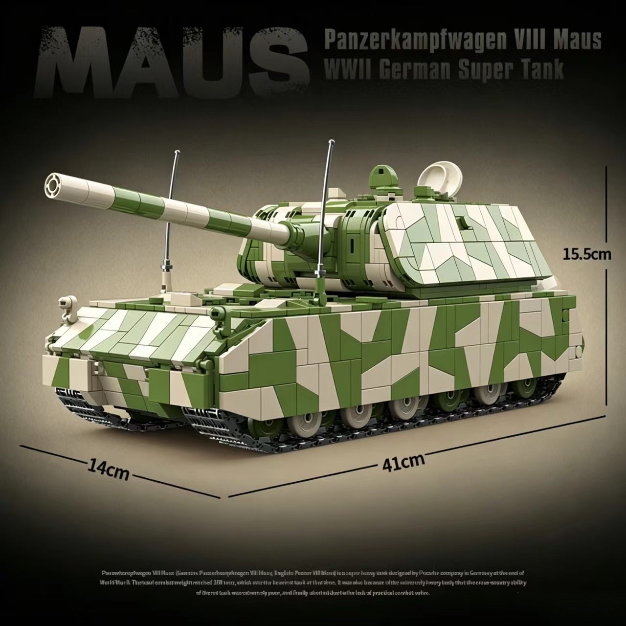 Military Tank Building Blocks  - огляд і ціна Lego Compatible Military Tank