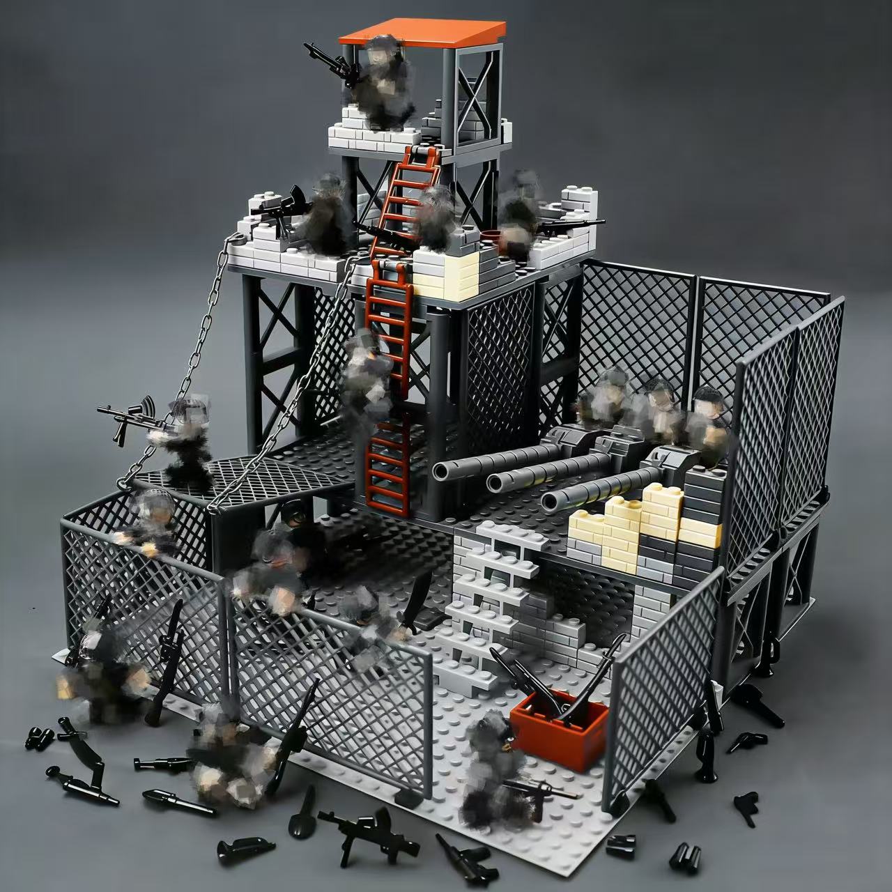 Military Battle Base Modular B - огляд і ціна Lego Compatible Military Tank