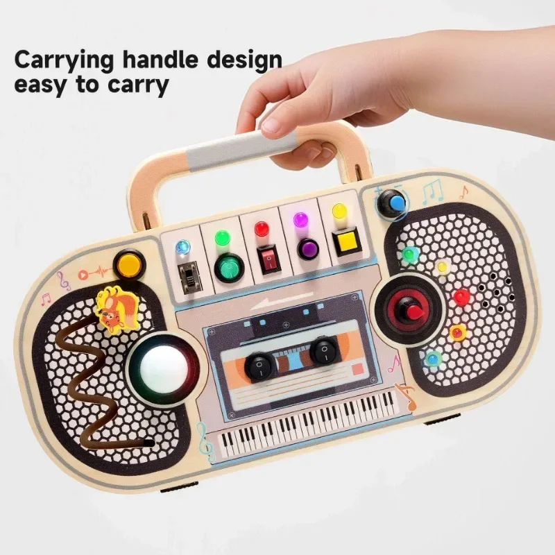 Montessori Toddler Toys Baby W - огляд і ціна Montessori Wooden Busy Board Toddler