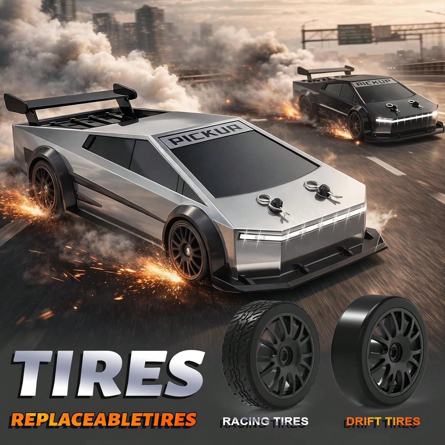 1:24 Scale 4WD RC Drift Car –  - огляд і ціна Rc Drift Car 1 24 Scale 4Wd