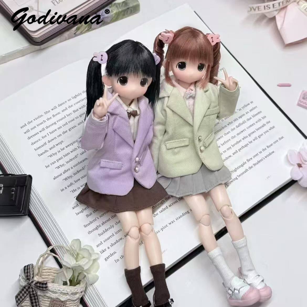 Blythe/OB22/24/azone Doll Clot - огляд і ціна Bjd Doll 1 6 Full Set With Clothes