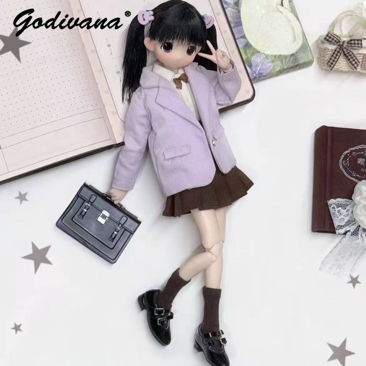Blythe/OB22/24/azone Doll Clot - огляд і ціна Bjd Doll 1 6 Full Set With Clothes