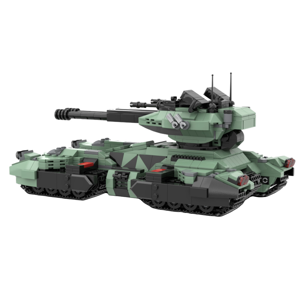 MOC UNSC Grizzly Tank Building - огляд і ціна Lego Compatible Military Tank