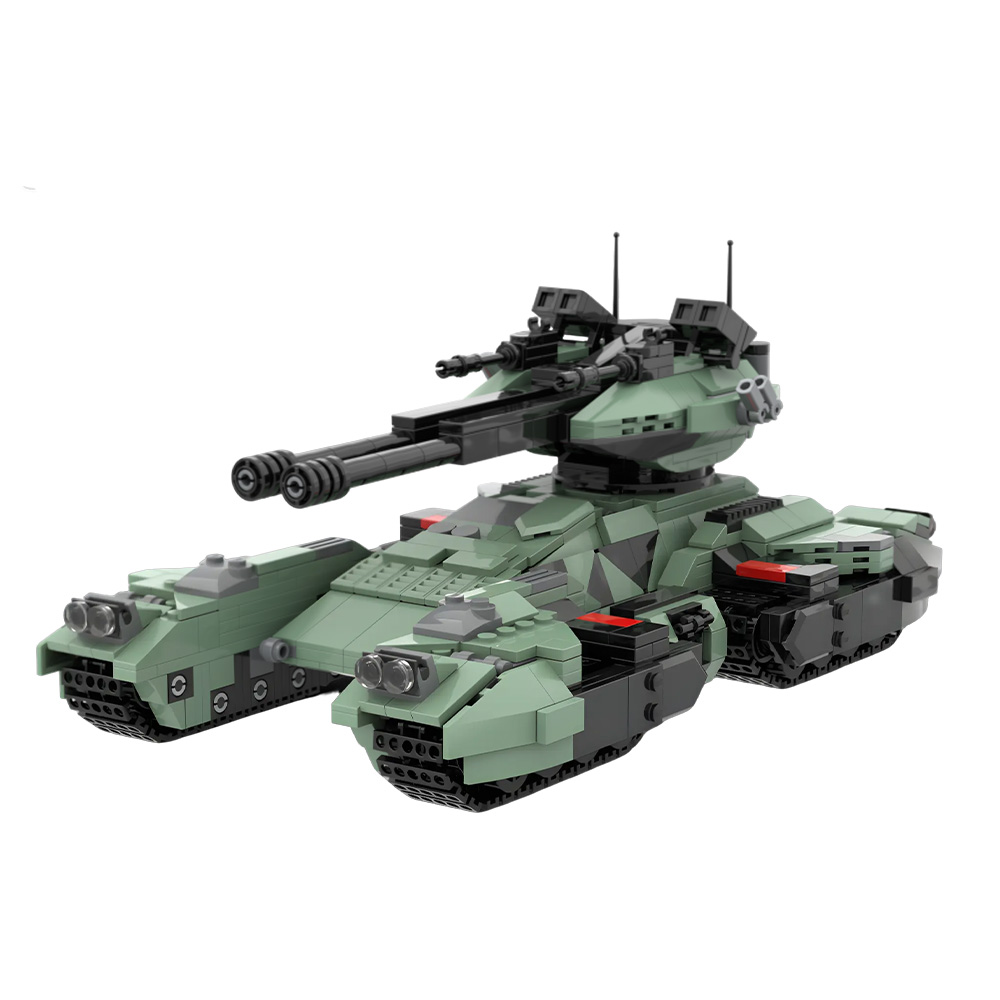 MOC UNSC Grizzly Tank Building - огляд і ціна Lego Compatible Military Tank