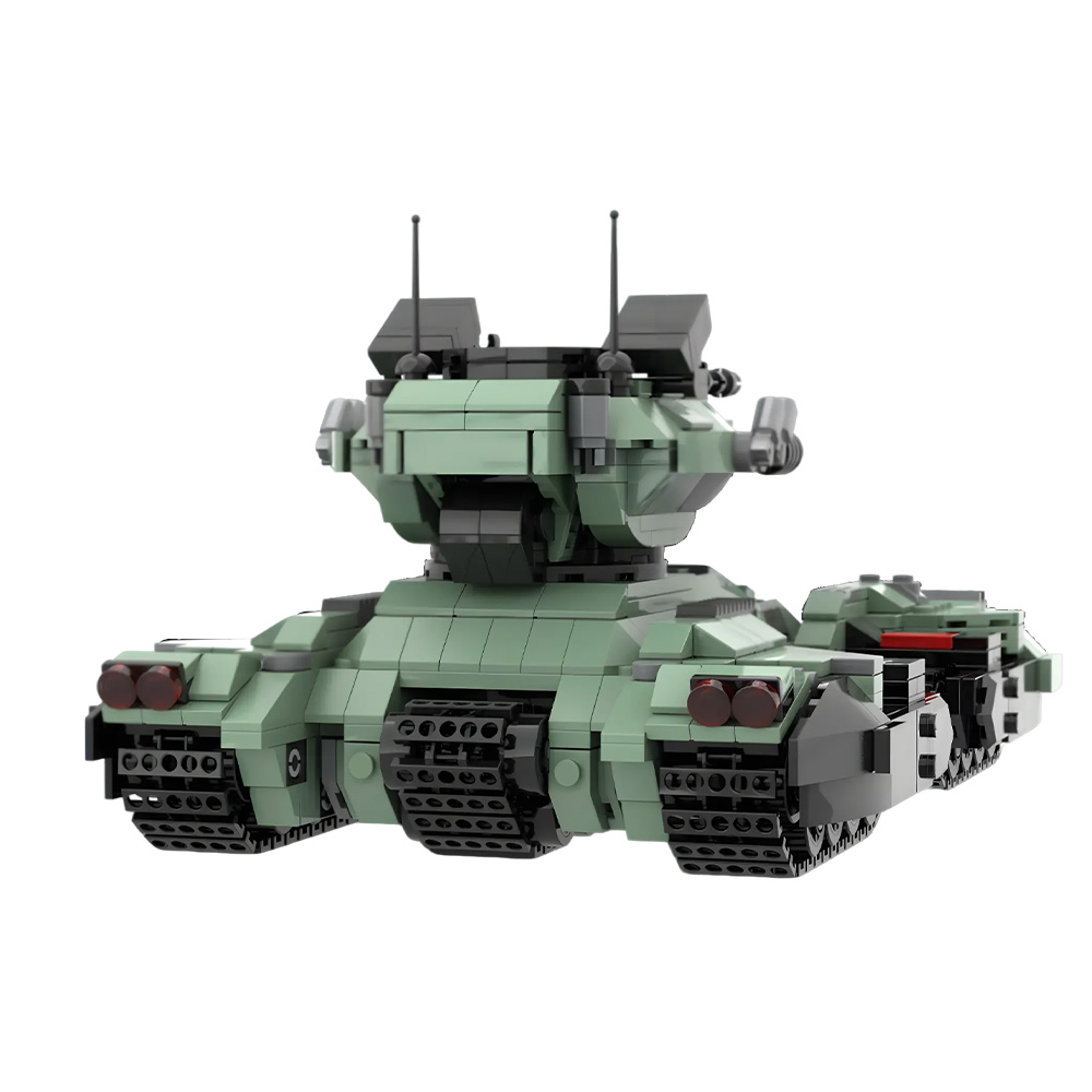 MOC UNSC Grizzly Tank Building - огляд і ціна Lego Compatible Military Tank