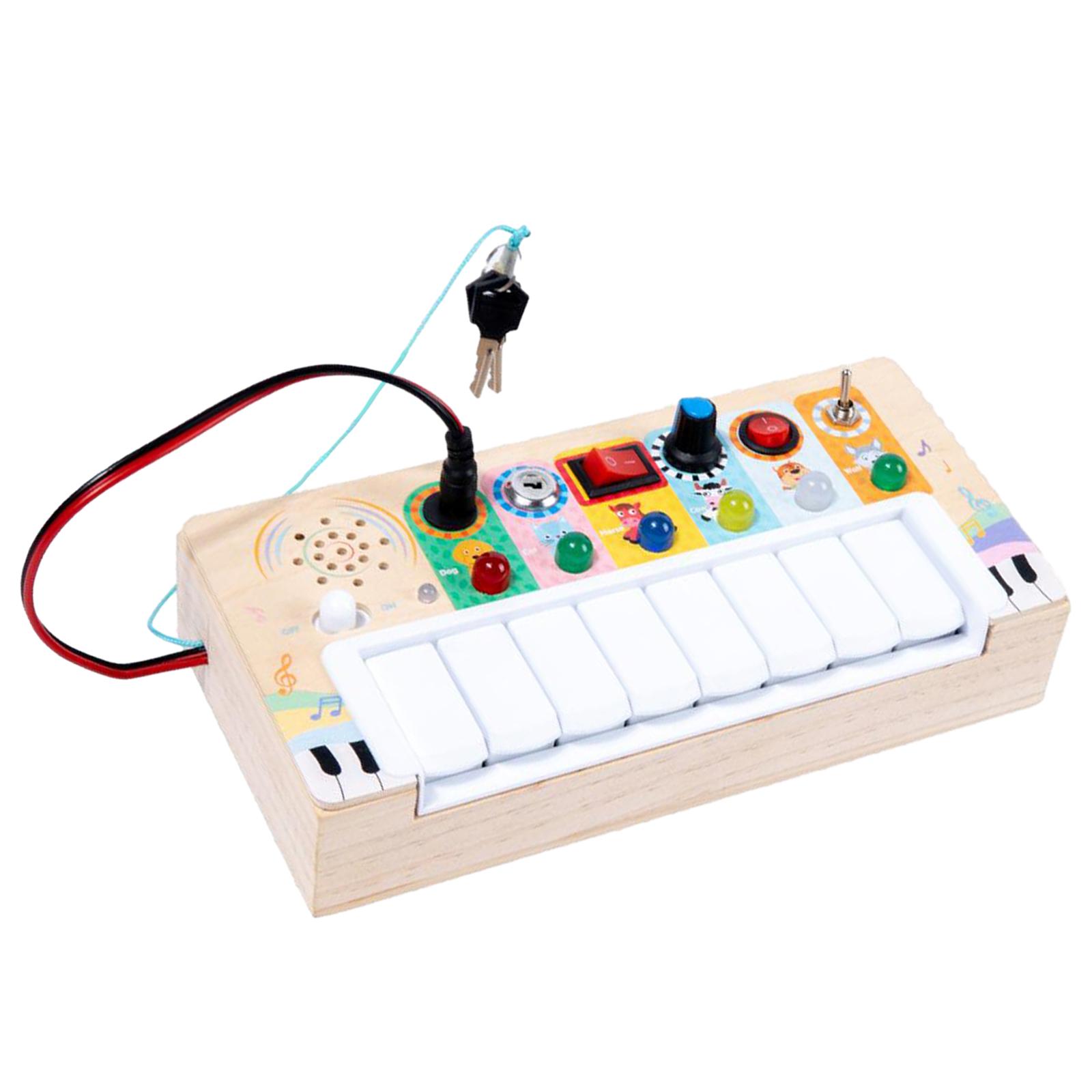 Toddler Busy Board Wooden Swit - огляд і ціна Montessori Wooden Busy Board Toddler