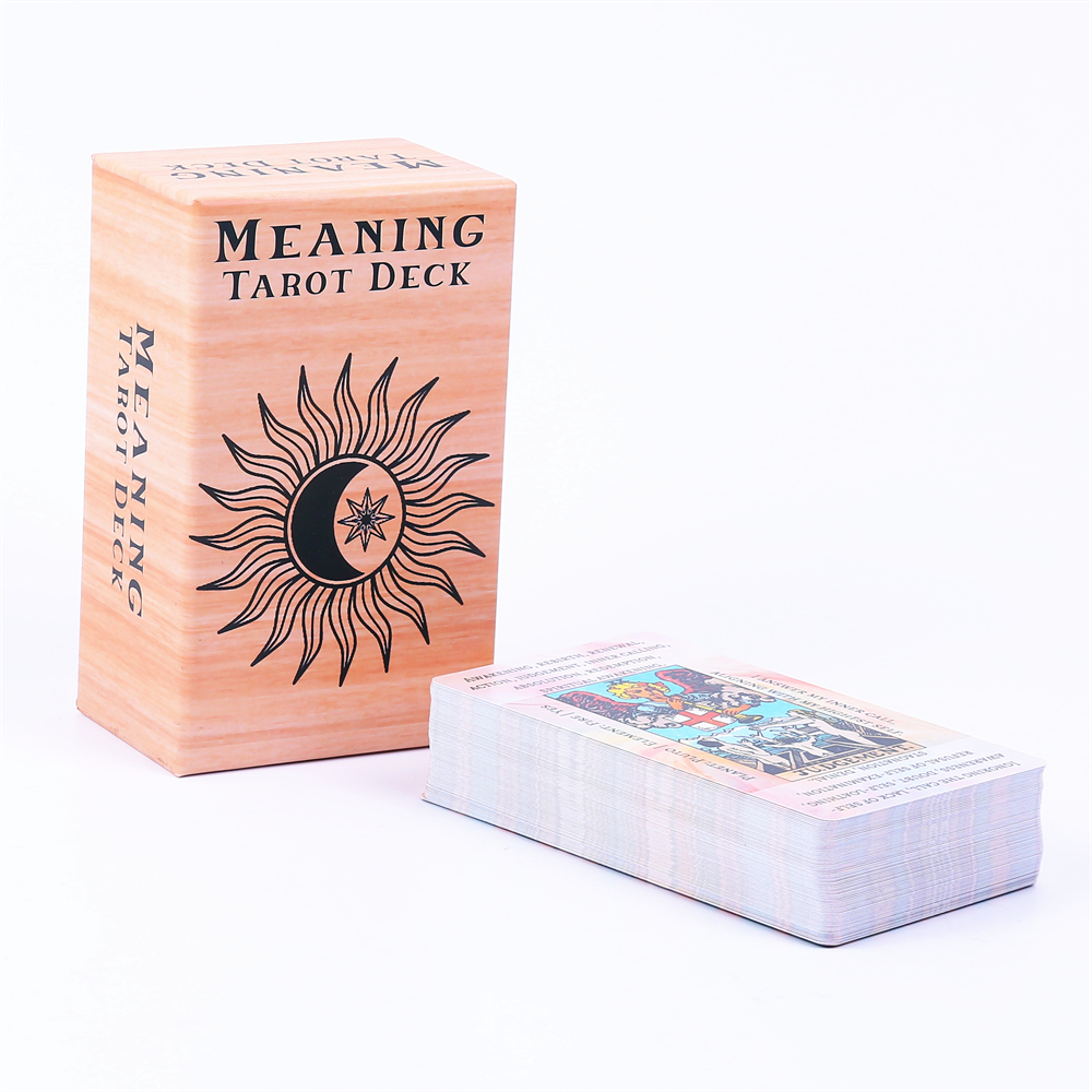 12*7cm Meaning Tarot Deck In S - огляд і ціна Tarot Cards Deck With Guidebook