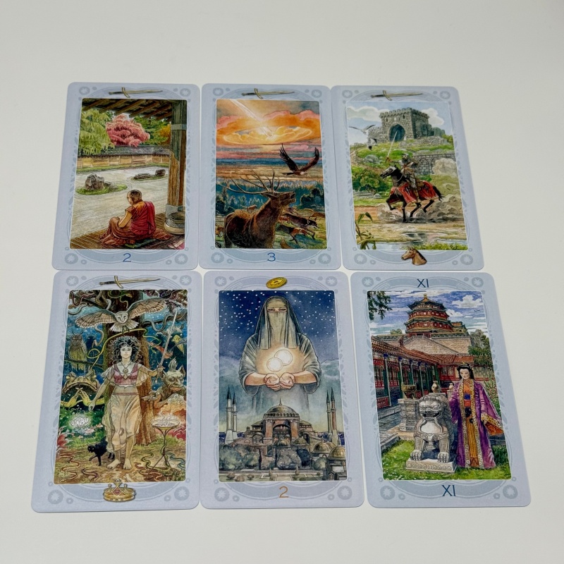 ТАРО СВЯЩЕННЫХ МЕСТ Russian Ve - огляд і ціна Tarot Cards Deck With Guidebook