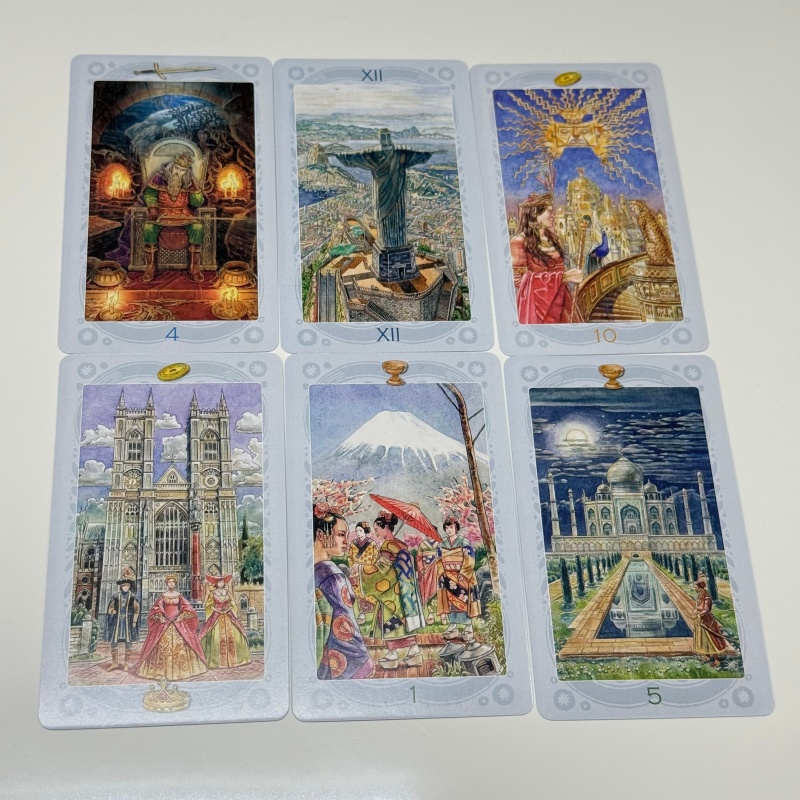ТАРО СВЯЩЕННЫХ МЕСТ Russian Ve - огляд і ціна Tarot Cards Deck With Guidebook