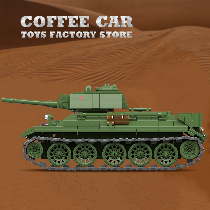 M4A3 Medium Tank Building Bloc - огляд і ціна Lego Compatible Military Tank