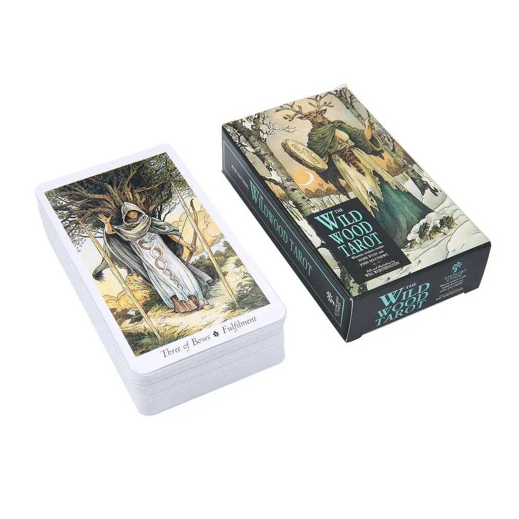 The Wild Wood Tarot Cards A 78 - огляд і ціна Tarot Cards Deck With Guidebook