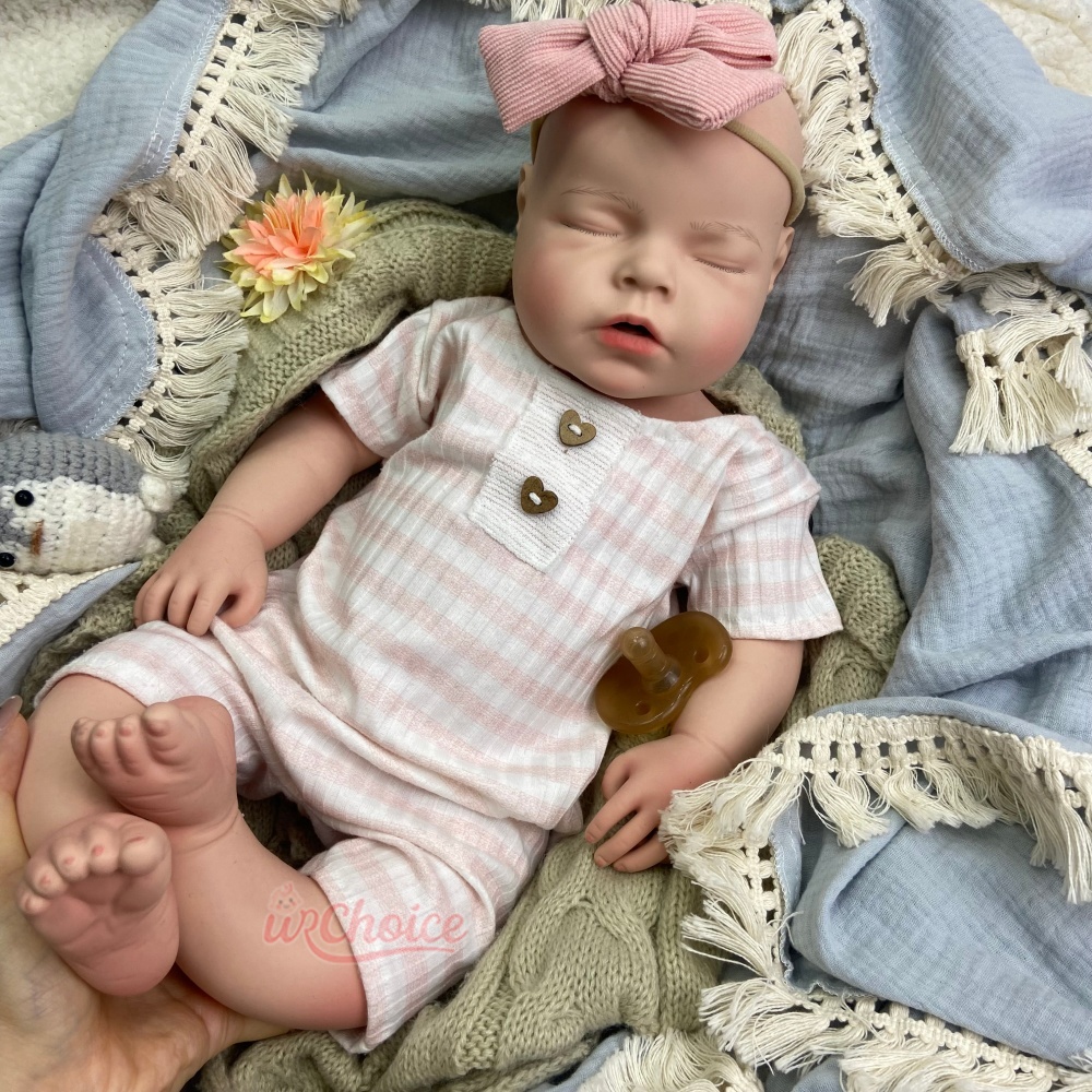 20Inch Chubby Weighted Girl Li - огляд і ціна Reborn Baby Doll Silicone Realistic