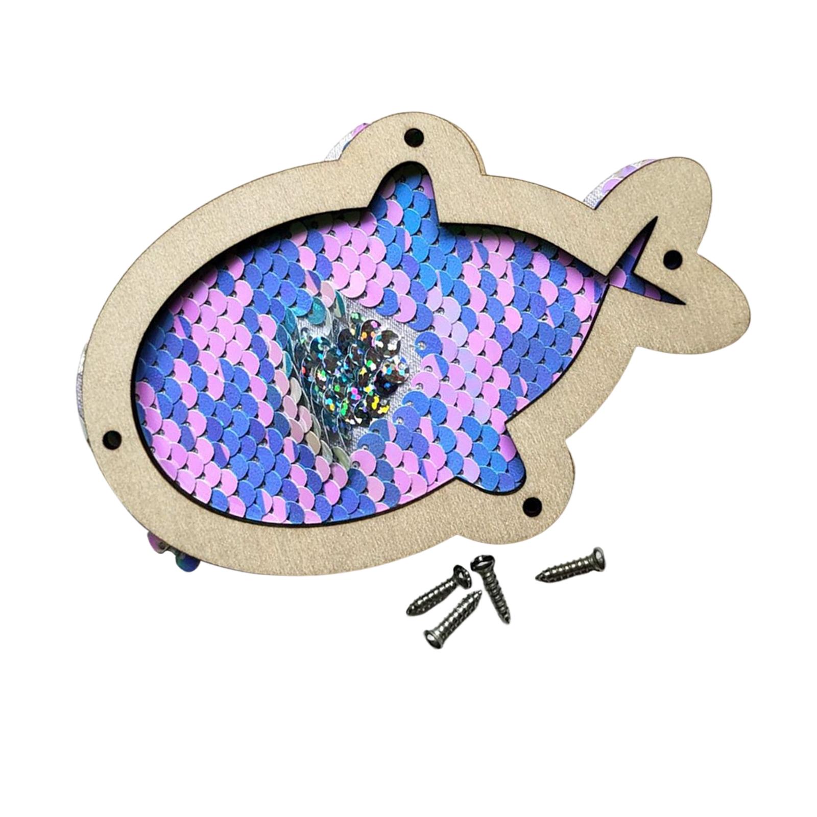 Kids Busy Board Fish Sequin Wo - огляд і ціна Montessori Wooden Busy Board Toddler